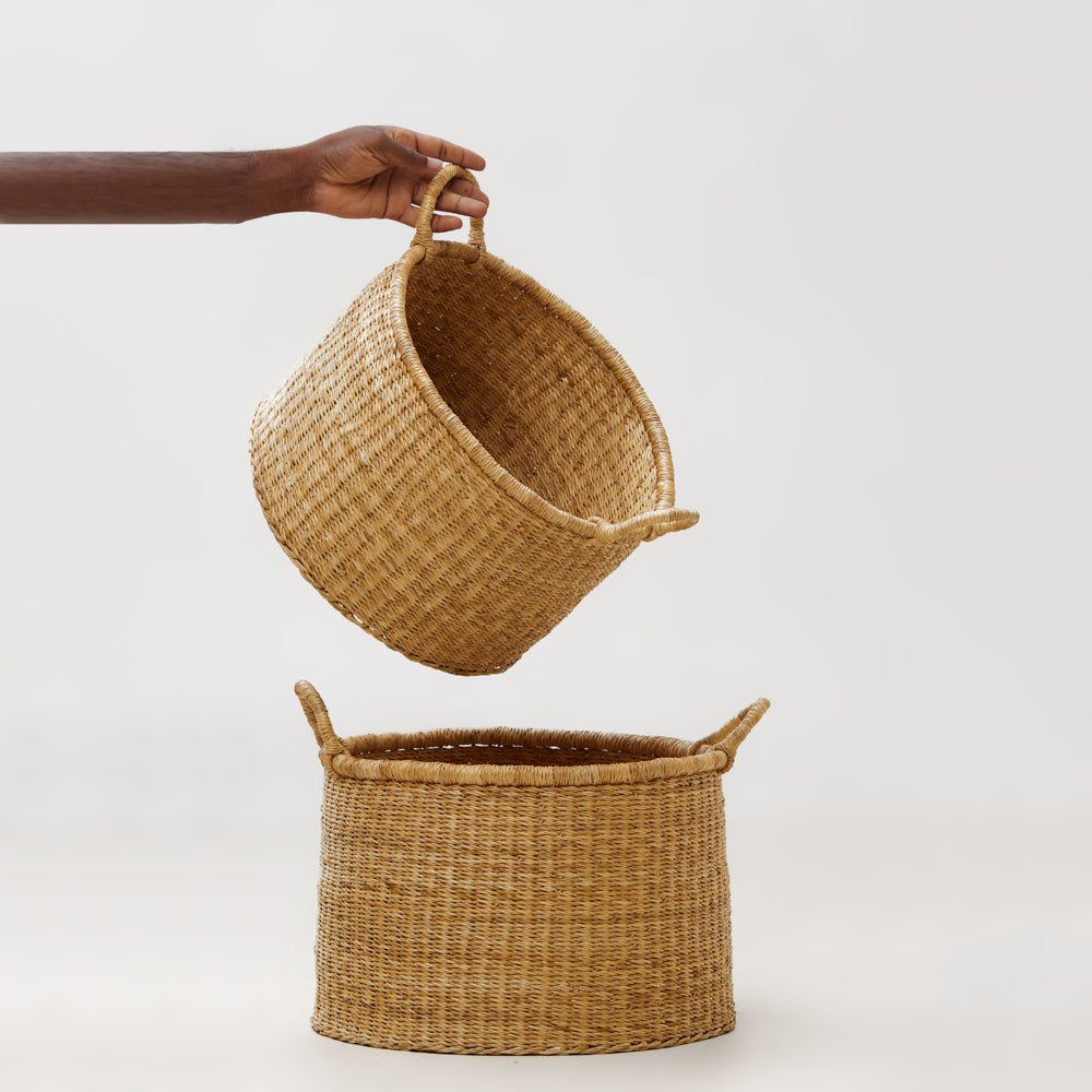 2-in-1 Nestled Basket Set - Woven Worldwide