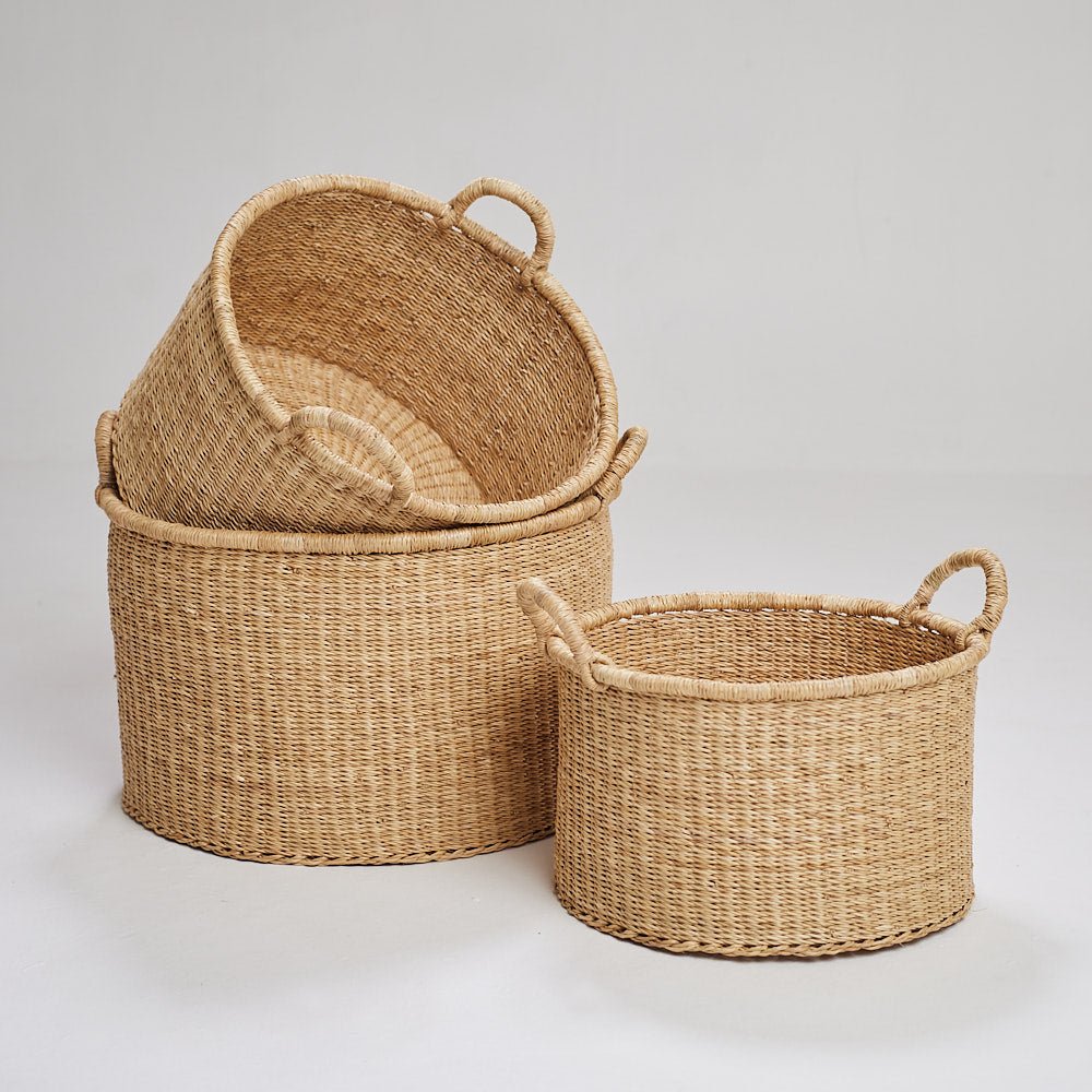 3-in-1 Nestled Basket Set - Woven Worldwide