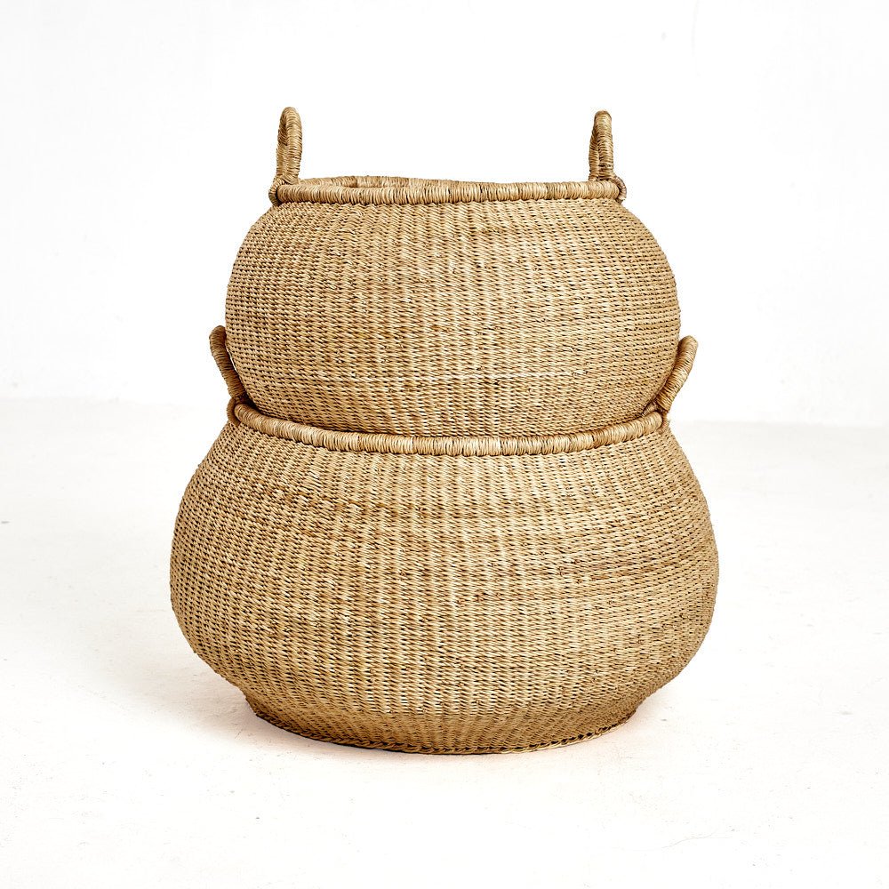 Bolga Pot Basket Set (2) - Woven Worldwide