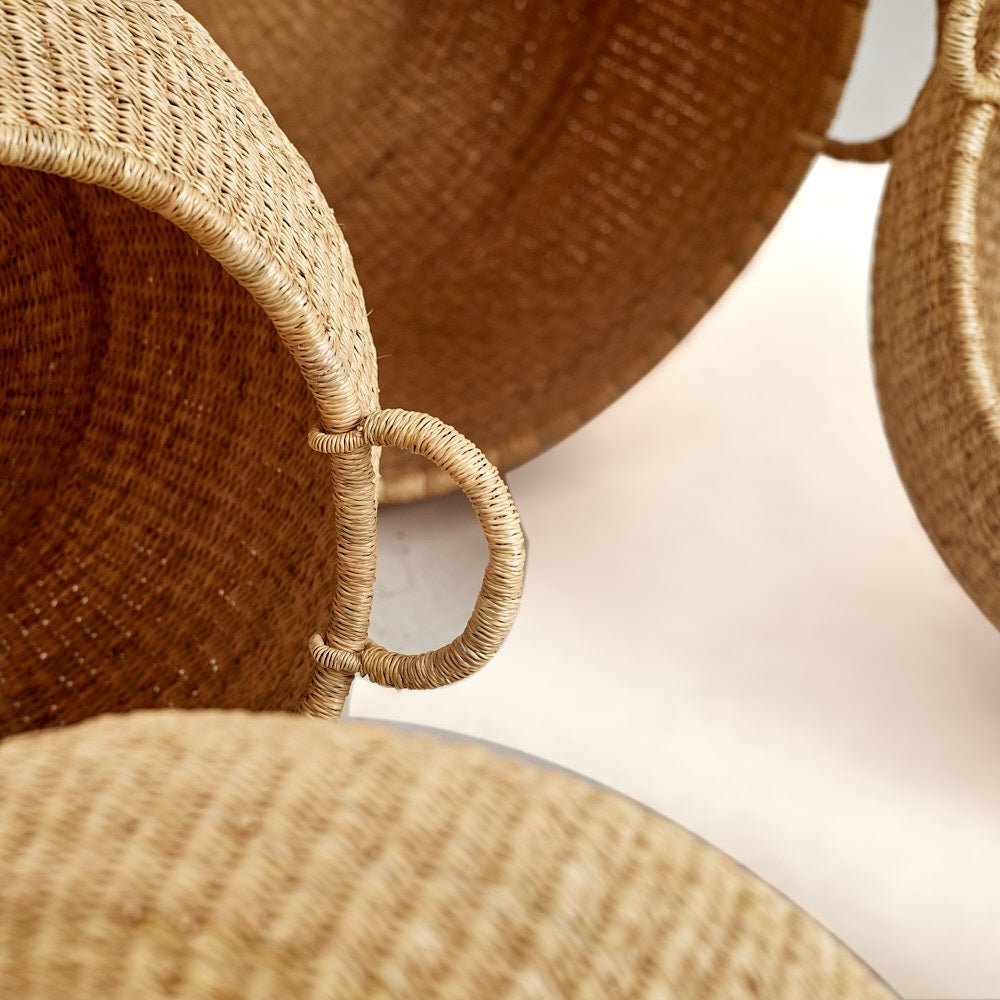 Bolga Pot Basket Set (5) - Woven Worldwide