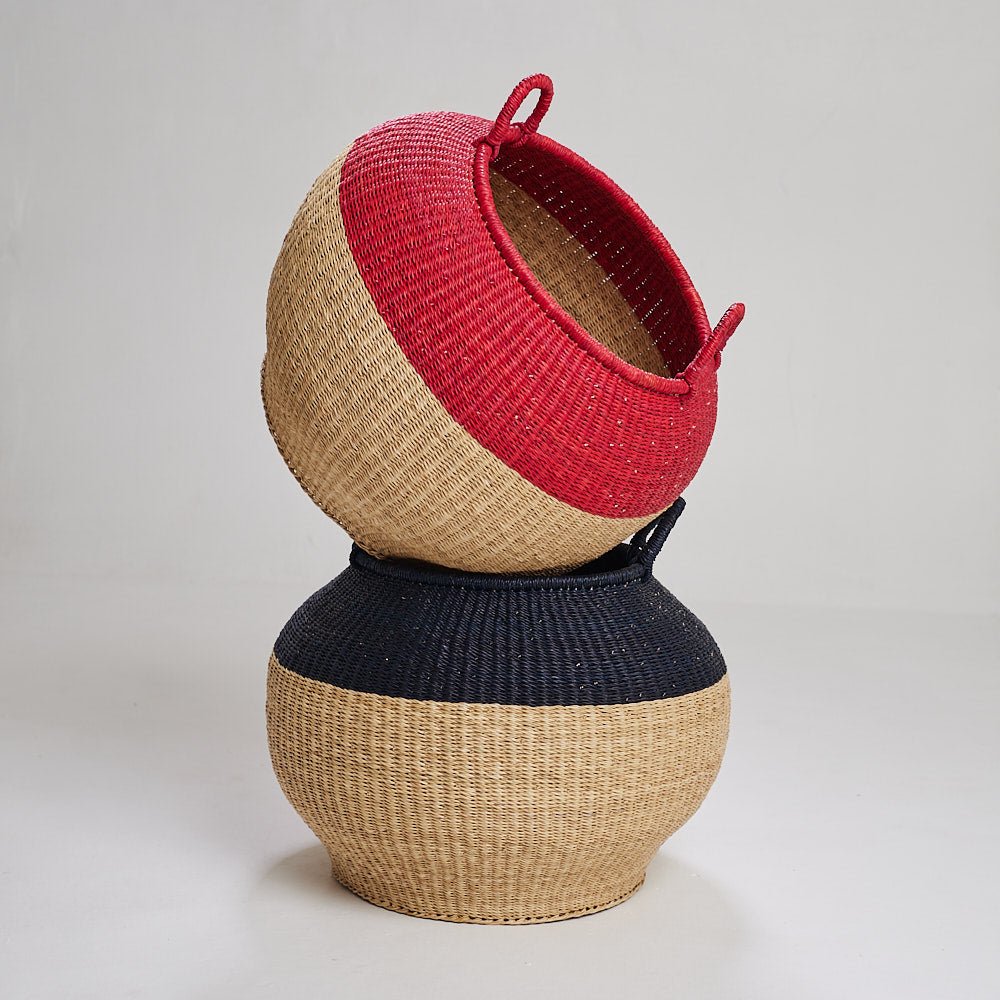 Bolga Pot Basket Set - Woven Worldwide