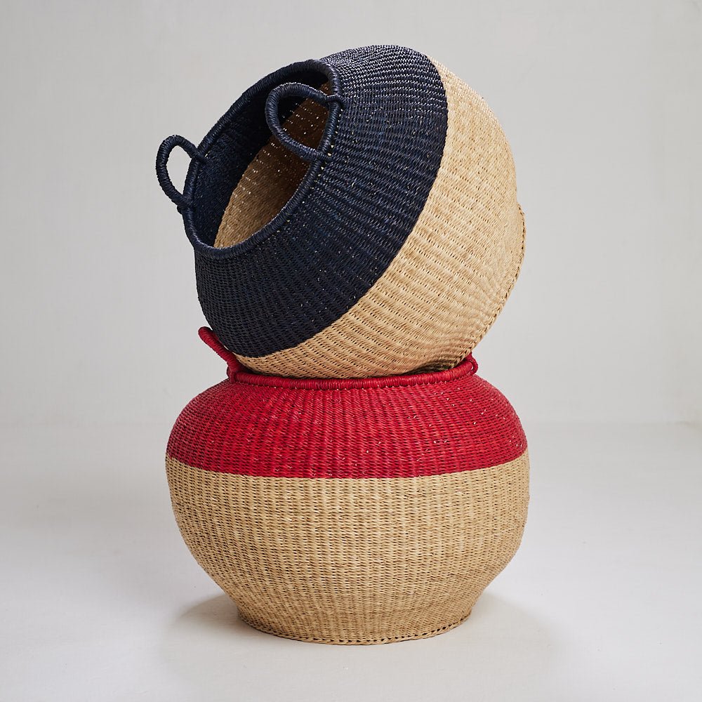 Bolga Pot Basket Set - Woven Worldwide