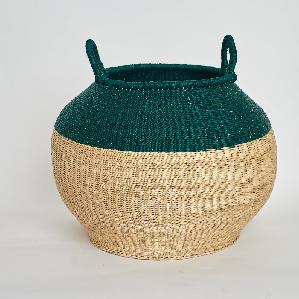 Jade Bolga Pot Basket - Woven Worldwide