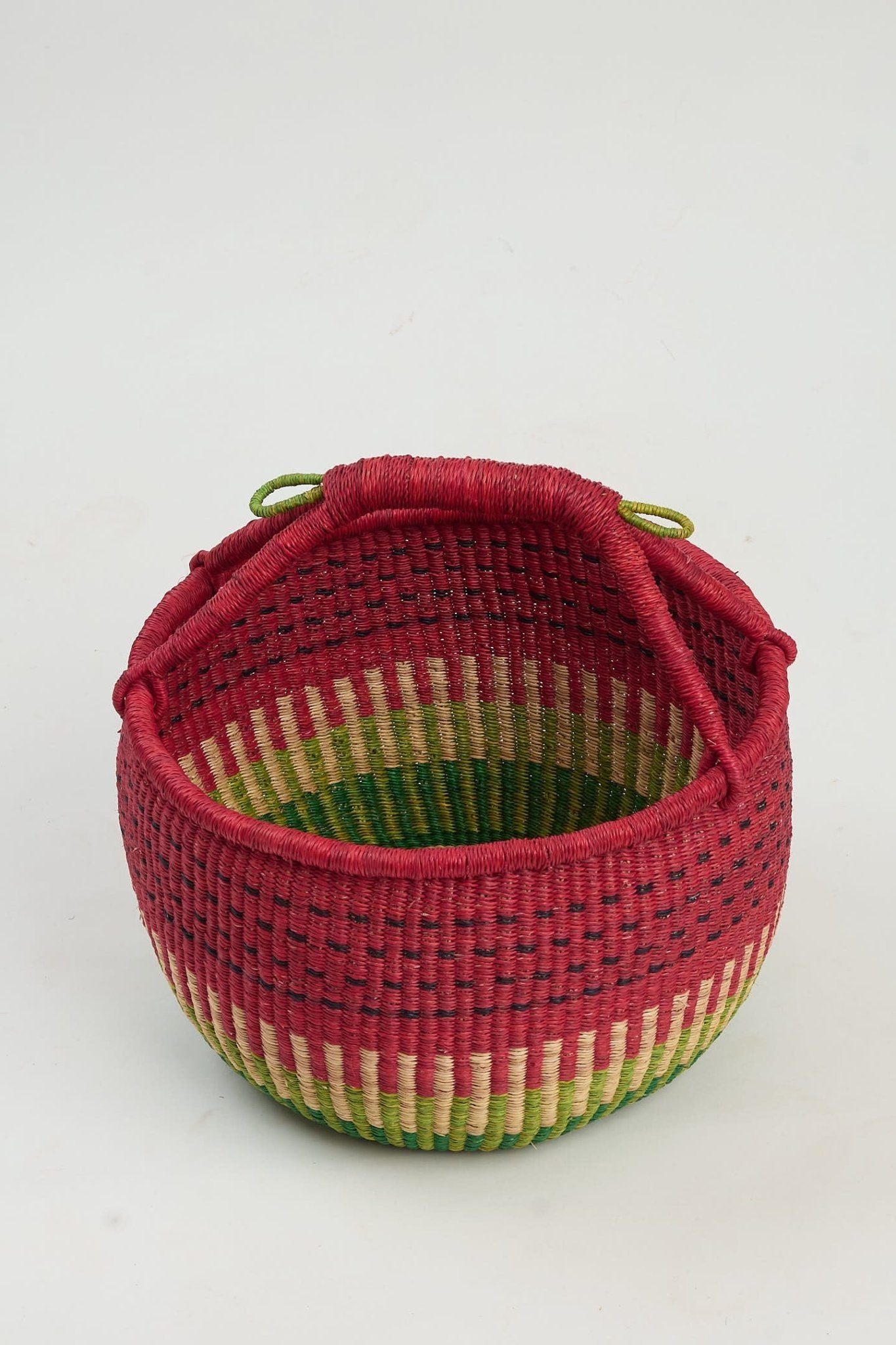 Watermelon Market Bolga Basket - Woven Worldwide