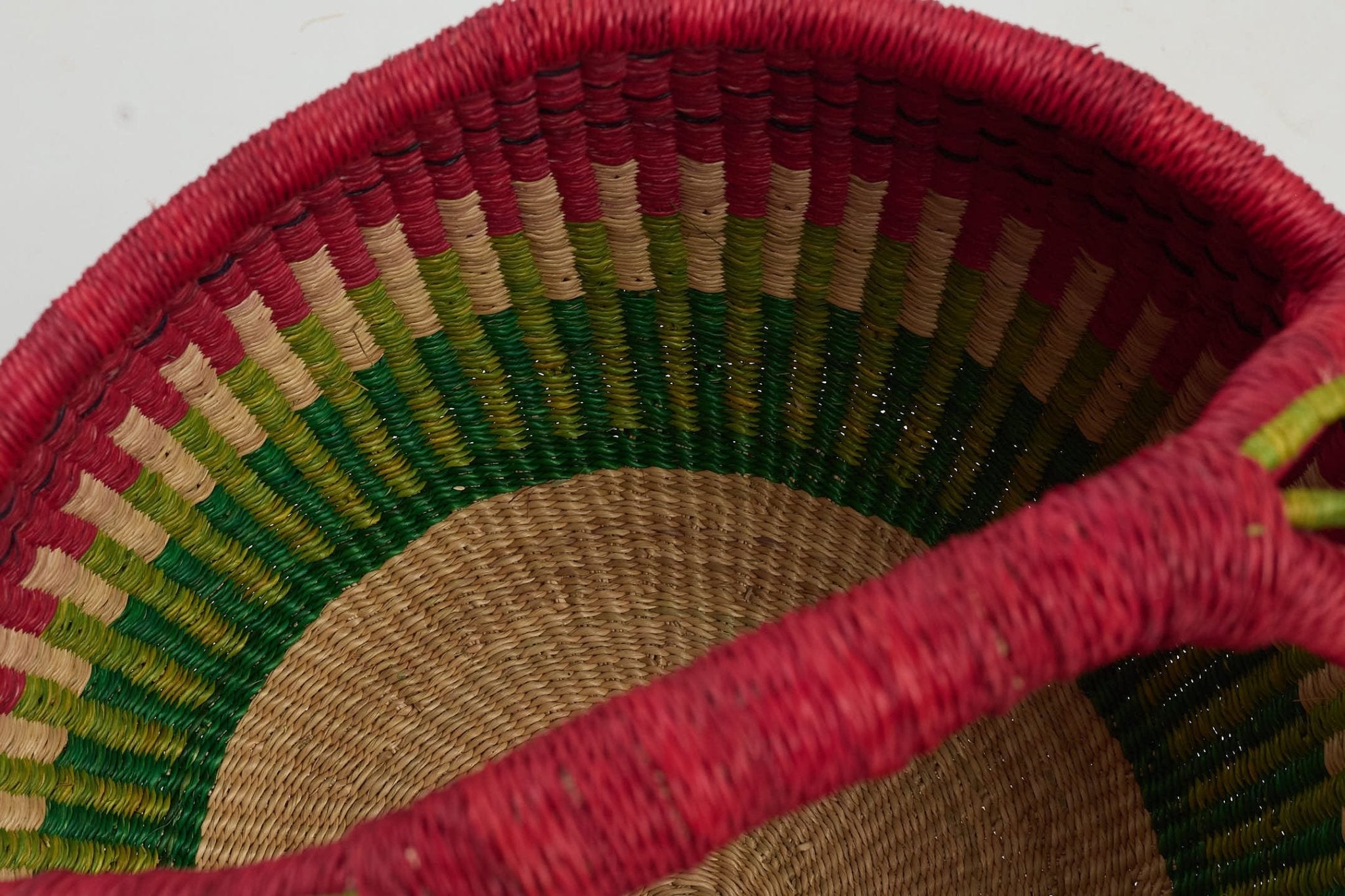Watermelon Market Bolga Basket - Woven Worldwide