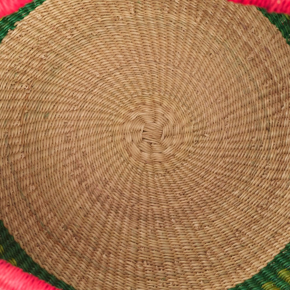 Watermelon Market Bolga Basket - Woven Worldwide