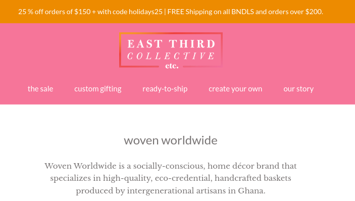 Woven Worldwide | Featured at East Third Collective