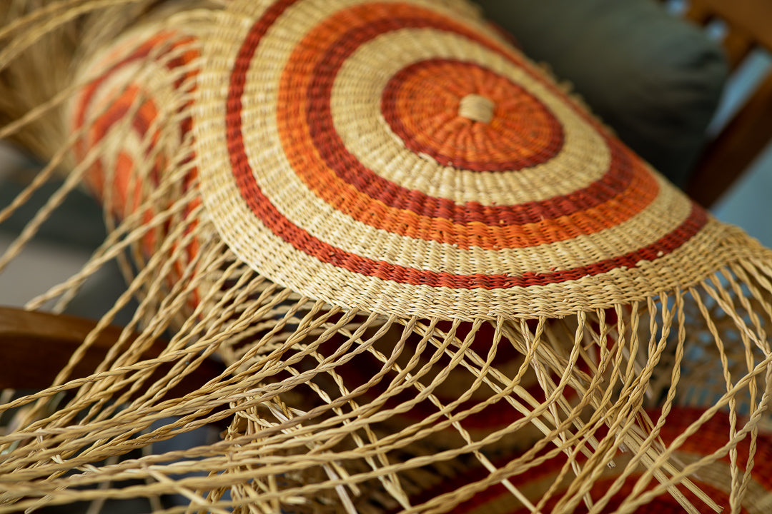 African Bolga Artisan weaving Art - Woven Worldwide