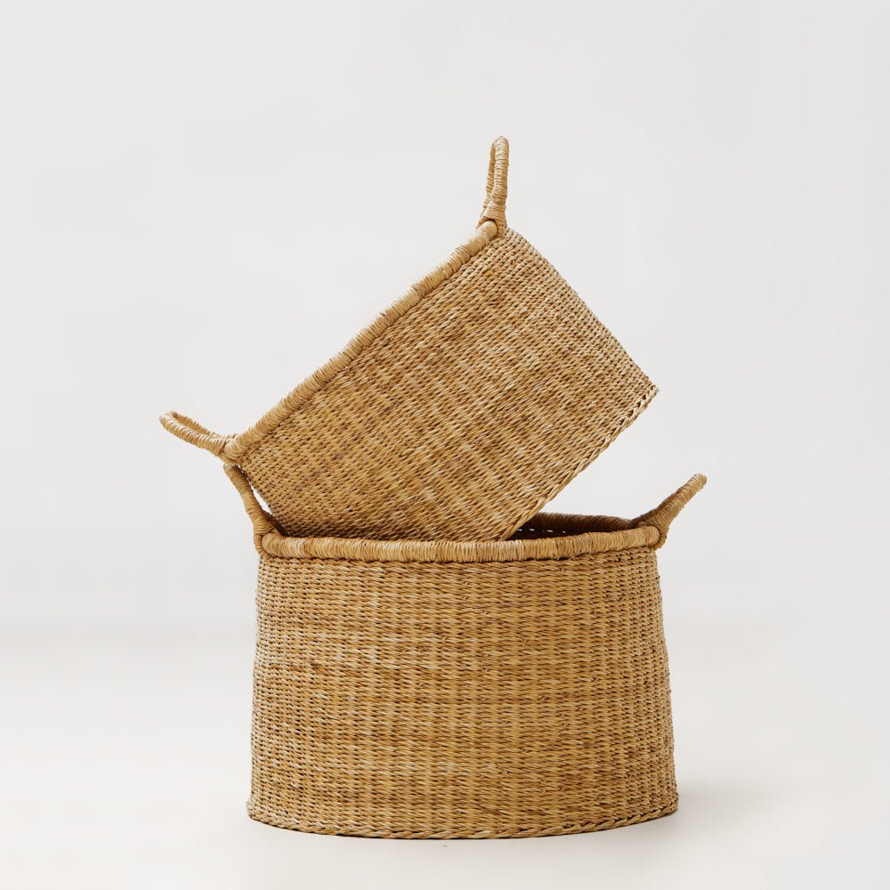 2-in-1 Nestled Basket Set - Woven Worldwide