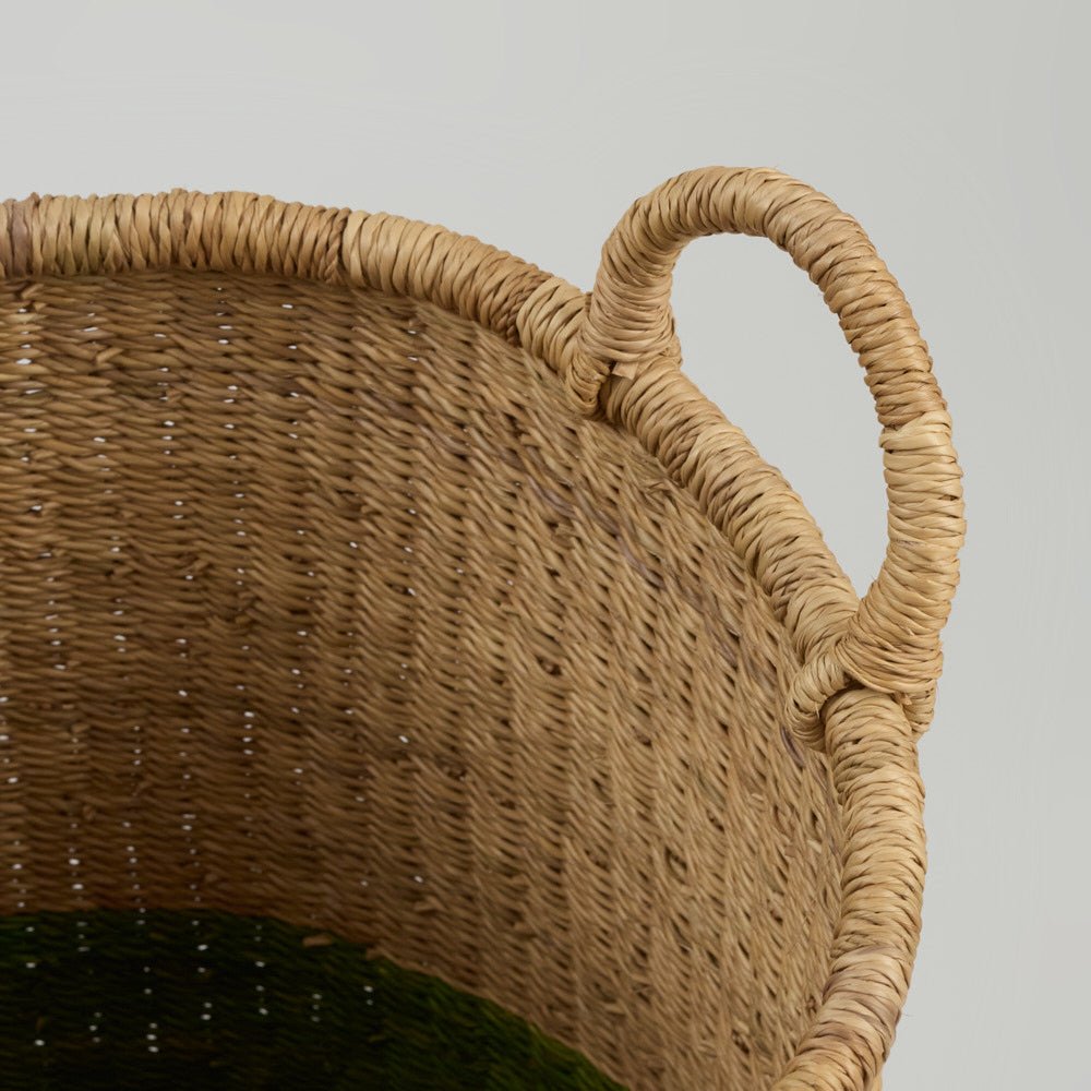 Bolga Floor Basket / Hamper Basket / Laundry Basket retailer // Decor Basket