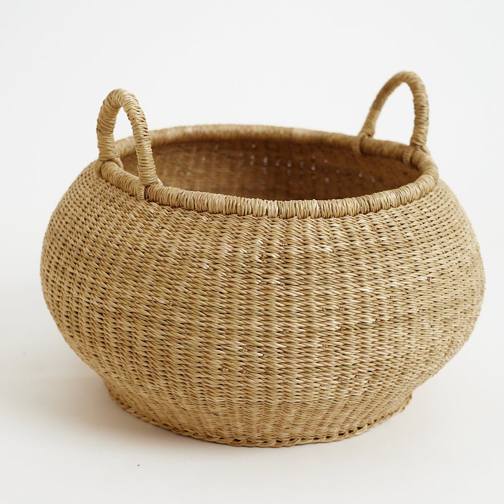 Bolga Pot Basket - Woven Worldwide