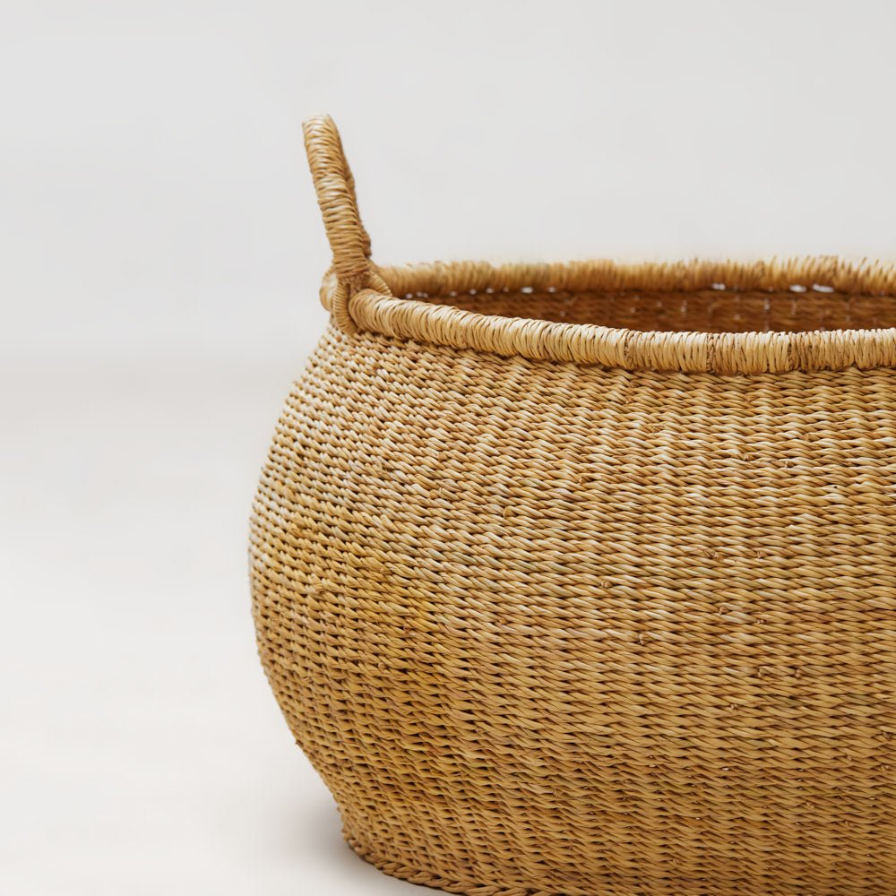 Bolga Pot Basket - Woven Worldwide