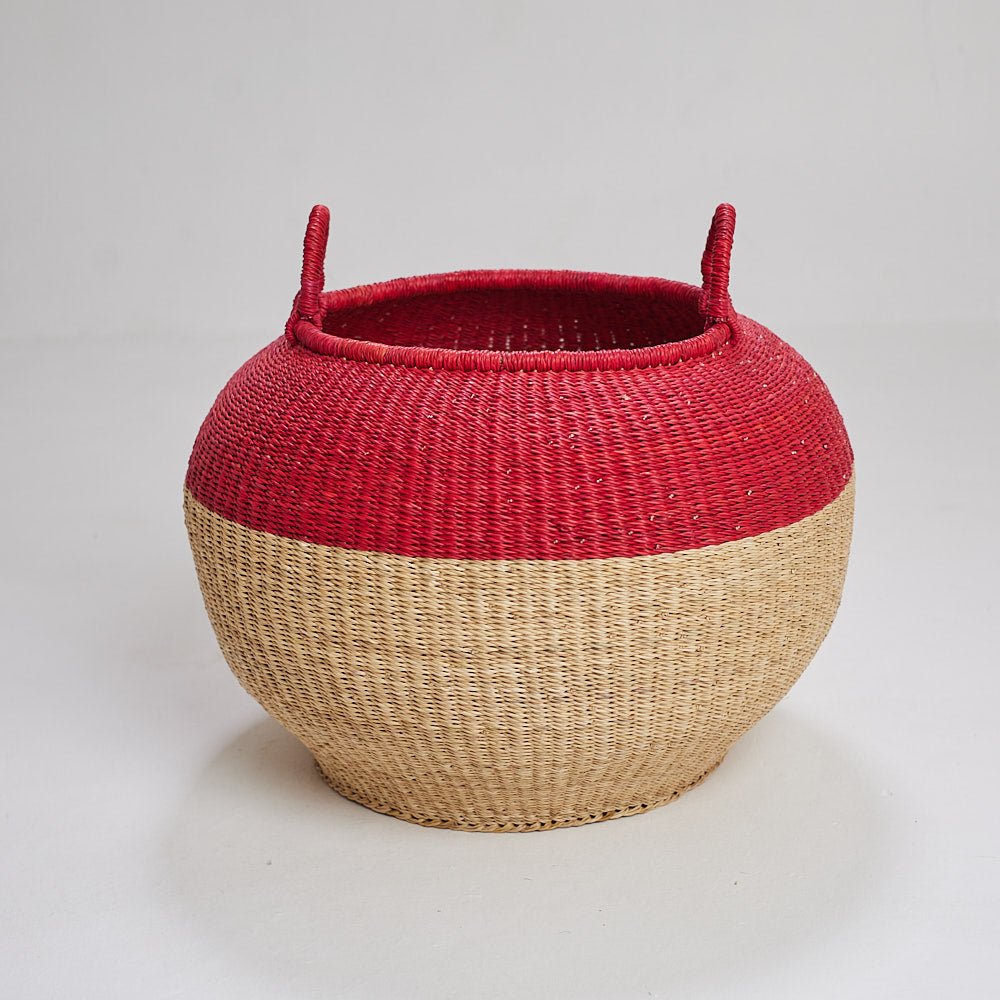 Bolga Pot Basket - Woven Worldwide