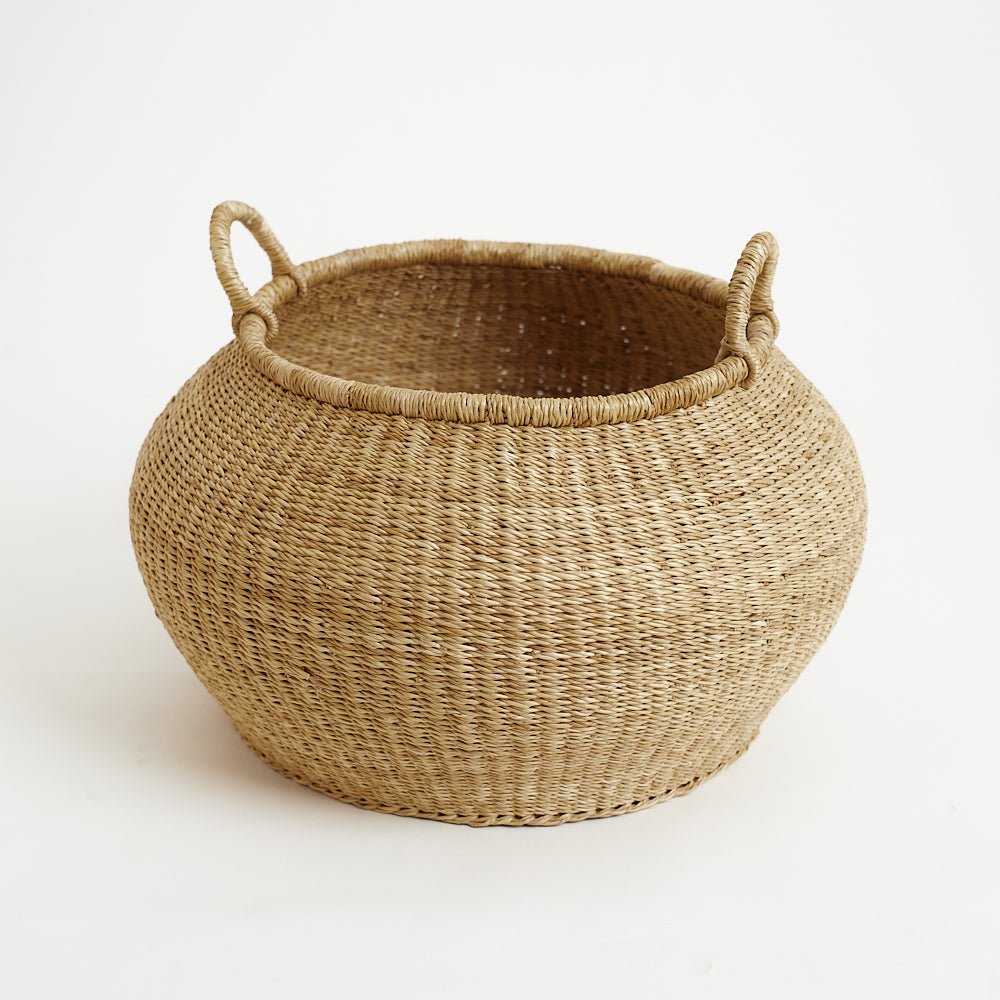 Bolga Pot Basket - Woven Worldwide