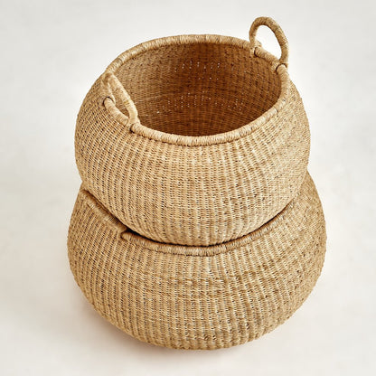 Bolga Pot Basket Set (2) - Woven Worldwide
