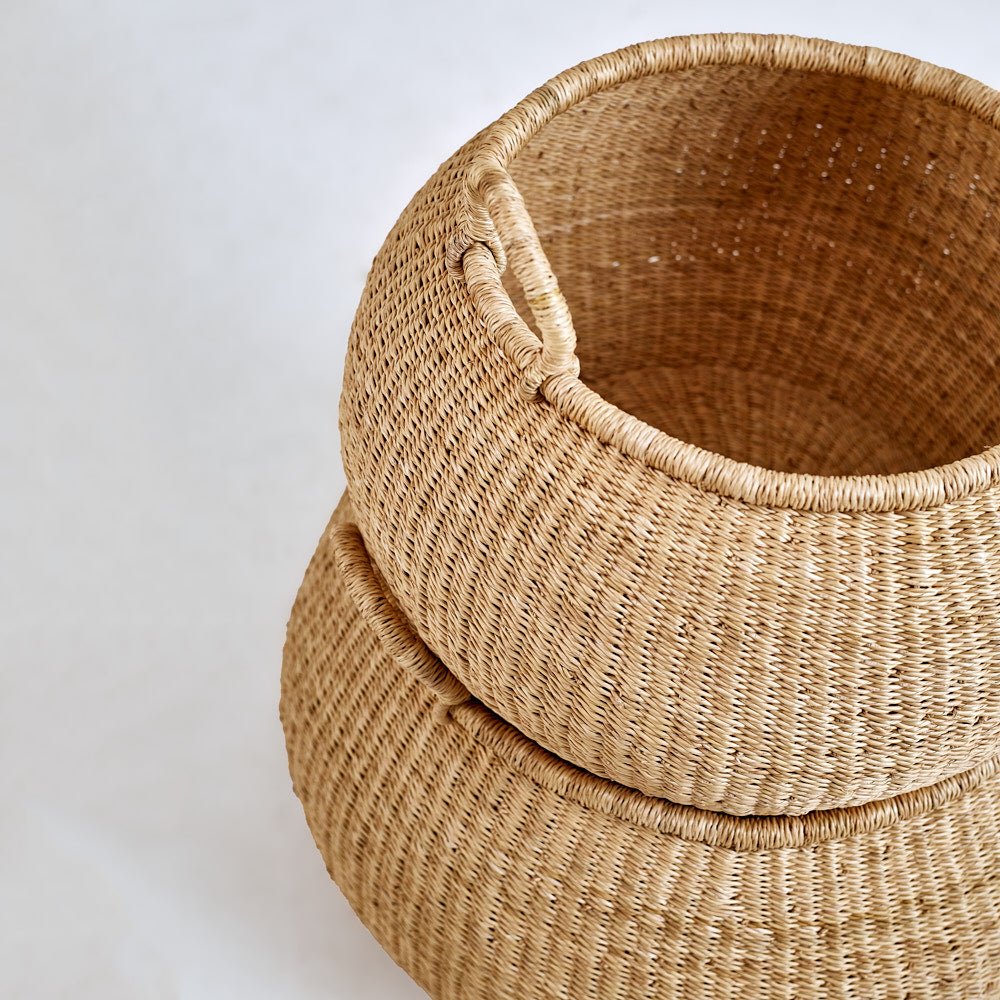 Bolga Pot Basket Set (2) - Woven Worldwide