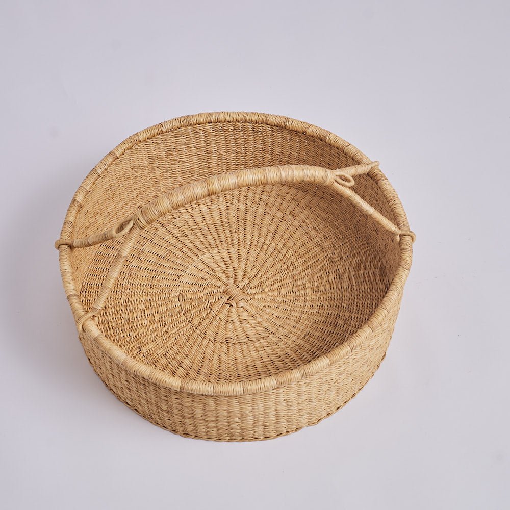 Vintage Basket Flat Basket Curved Basket Harvest Basket 