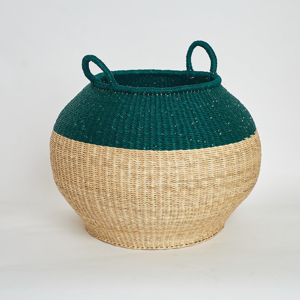 Jade Bolga Pot Basket - Woven Worldwide