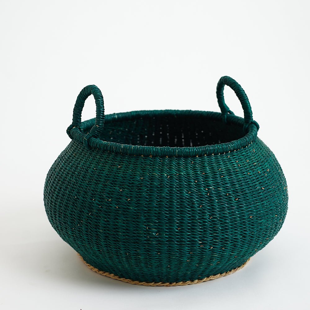 Jade Bolga Pot Baskets - Woven Worldwide