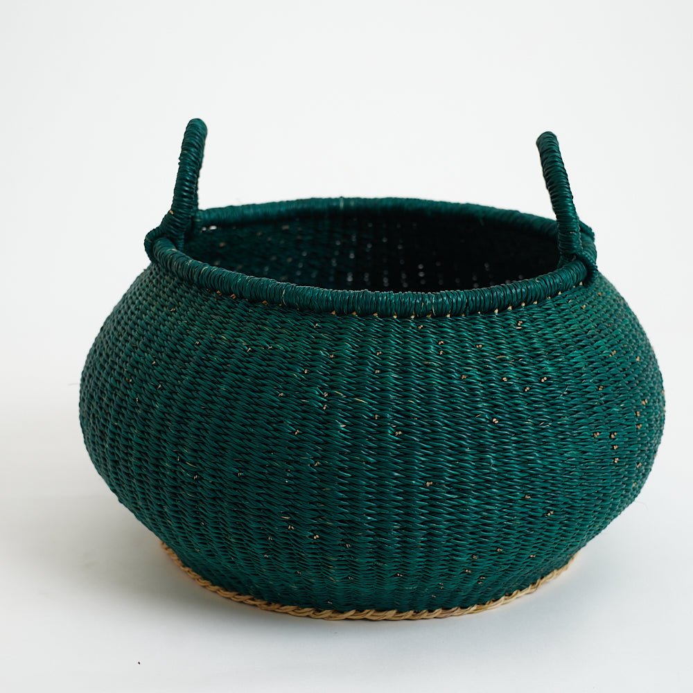 Jade Bolga Pot Baskets - Woven Worldwide