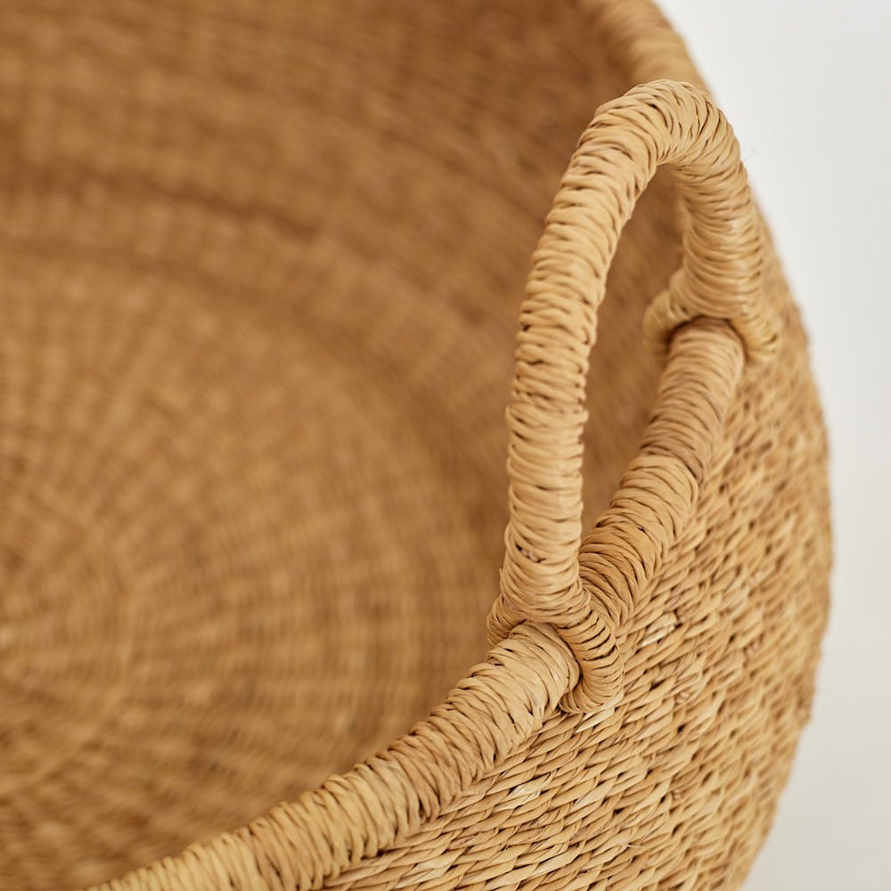 Round Fruit Bolga Basket - Woven Worldwide