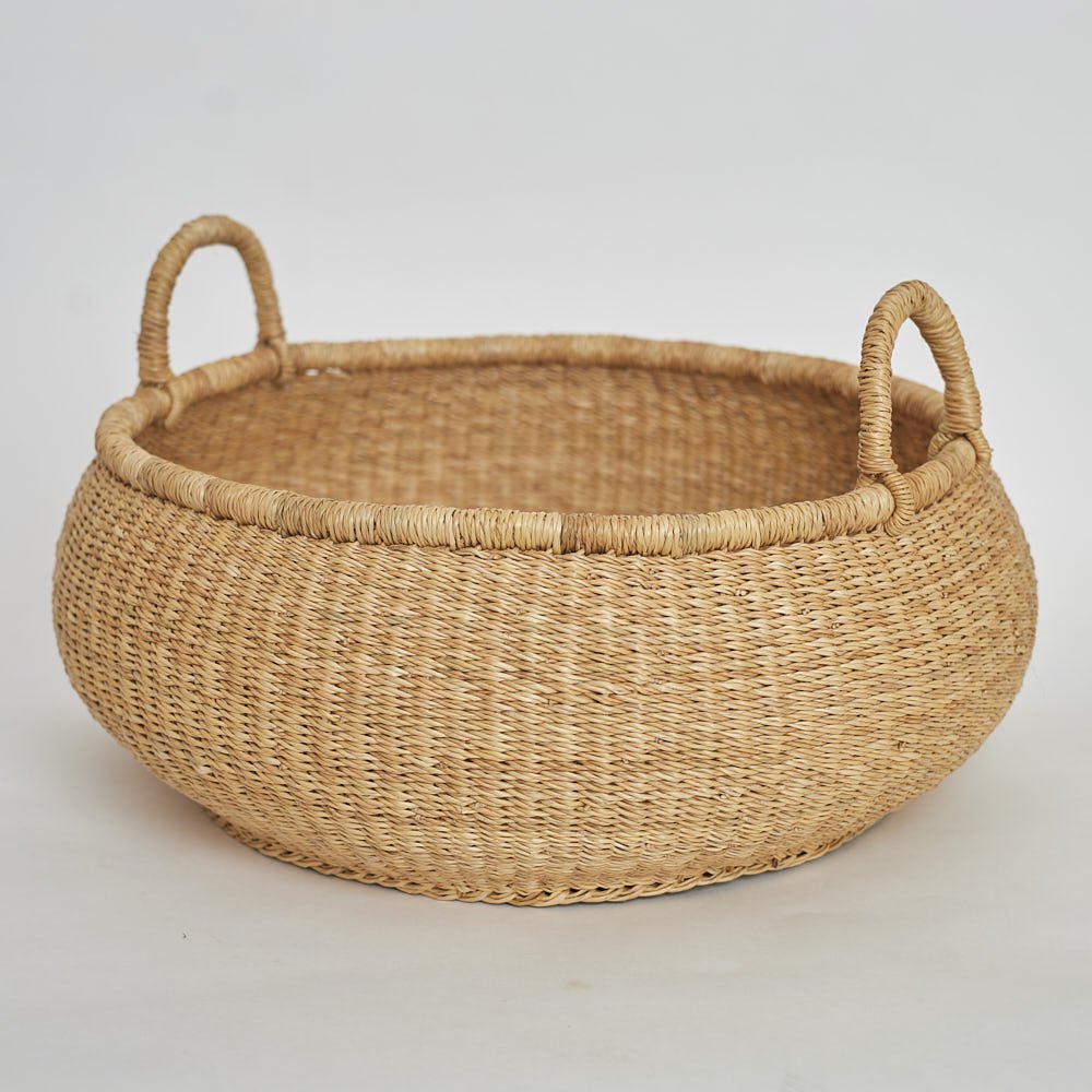 Round Fruit Bolga Basket - Woven Worldwide