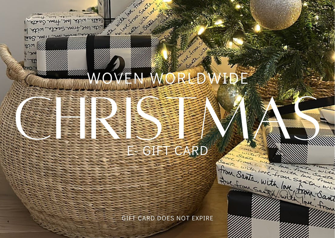 Woven Worldwide Christmas E-Gift Card - Woven Worldwide